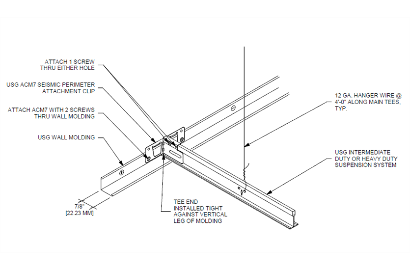 Design Details Details Page USG Seismic Category C Perimeter Detail